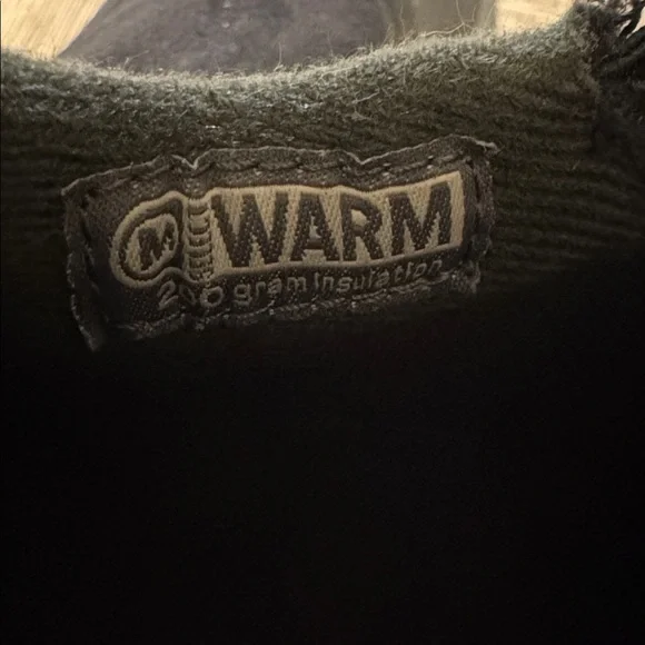 Men’s Insulated Black Slip-On All Weather Shoes - Picture 2 of 3